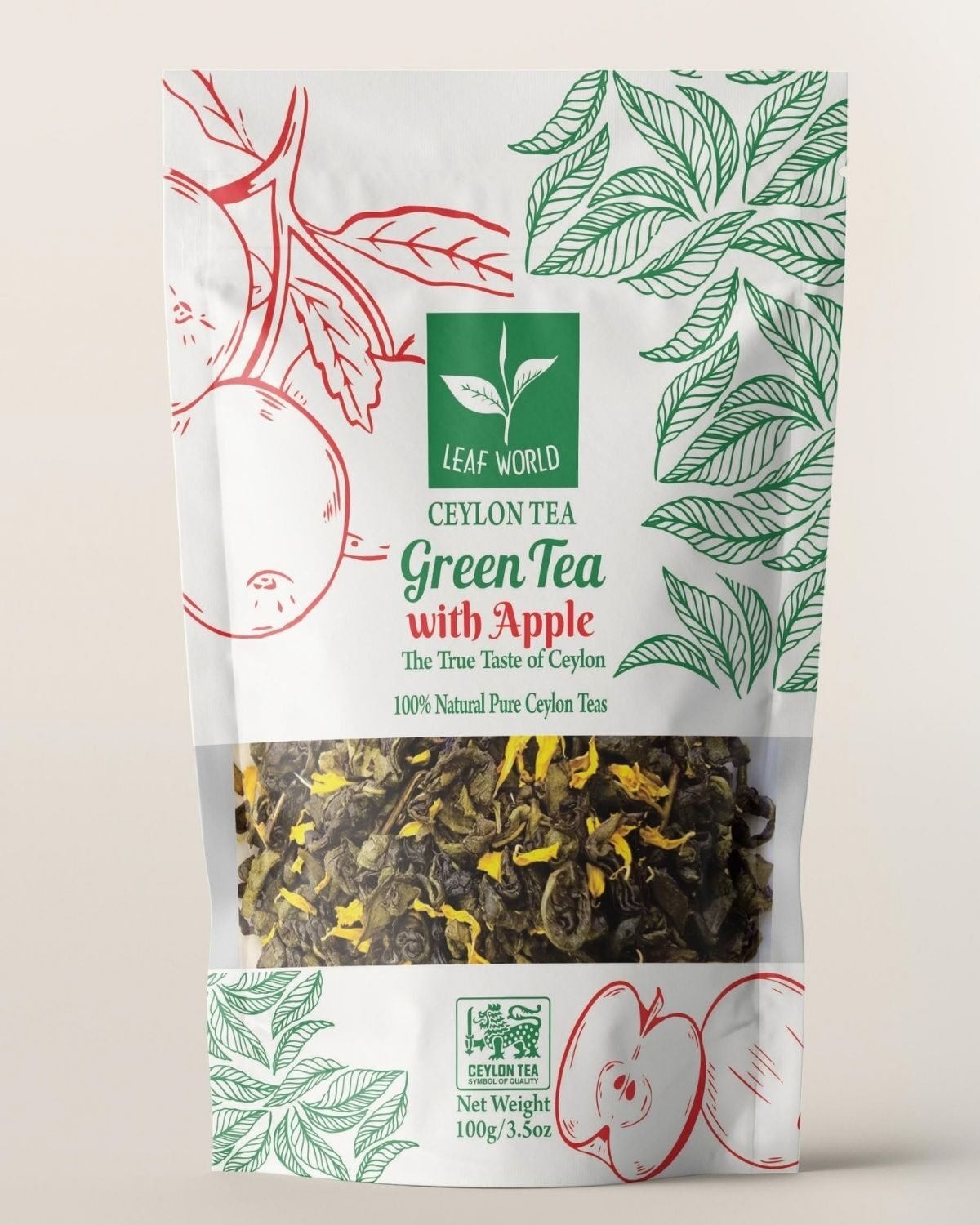 Apple Green Tea — front of pack