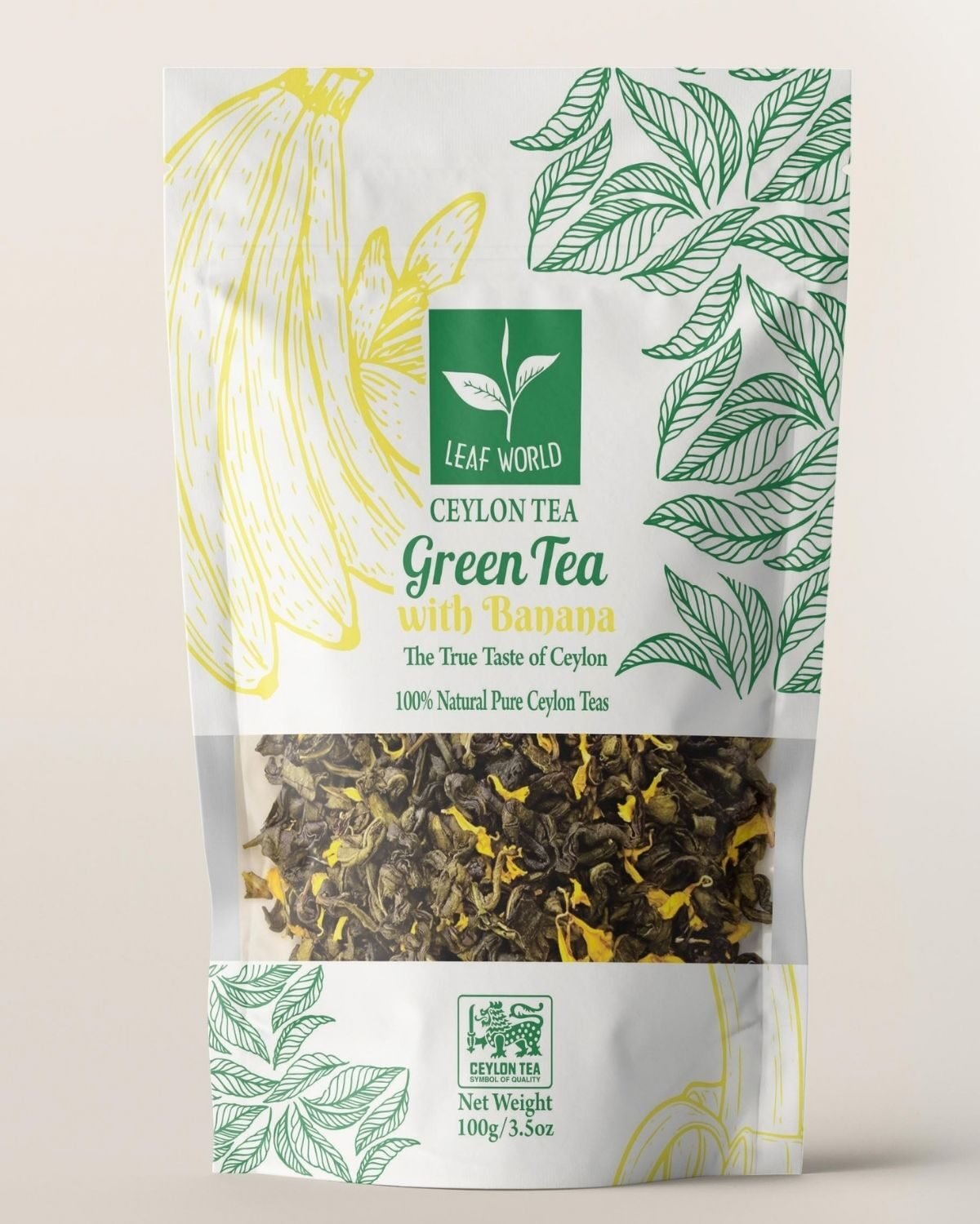 Banana Green Tea — Leaf World Ceylon