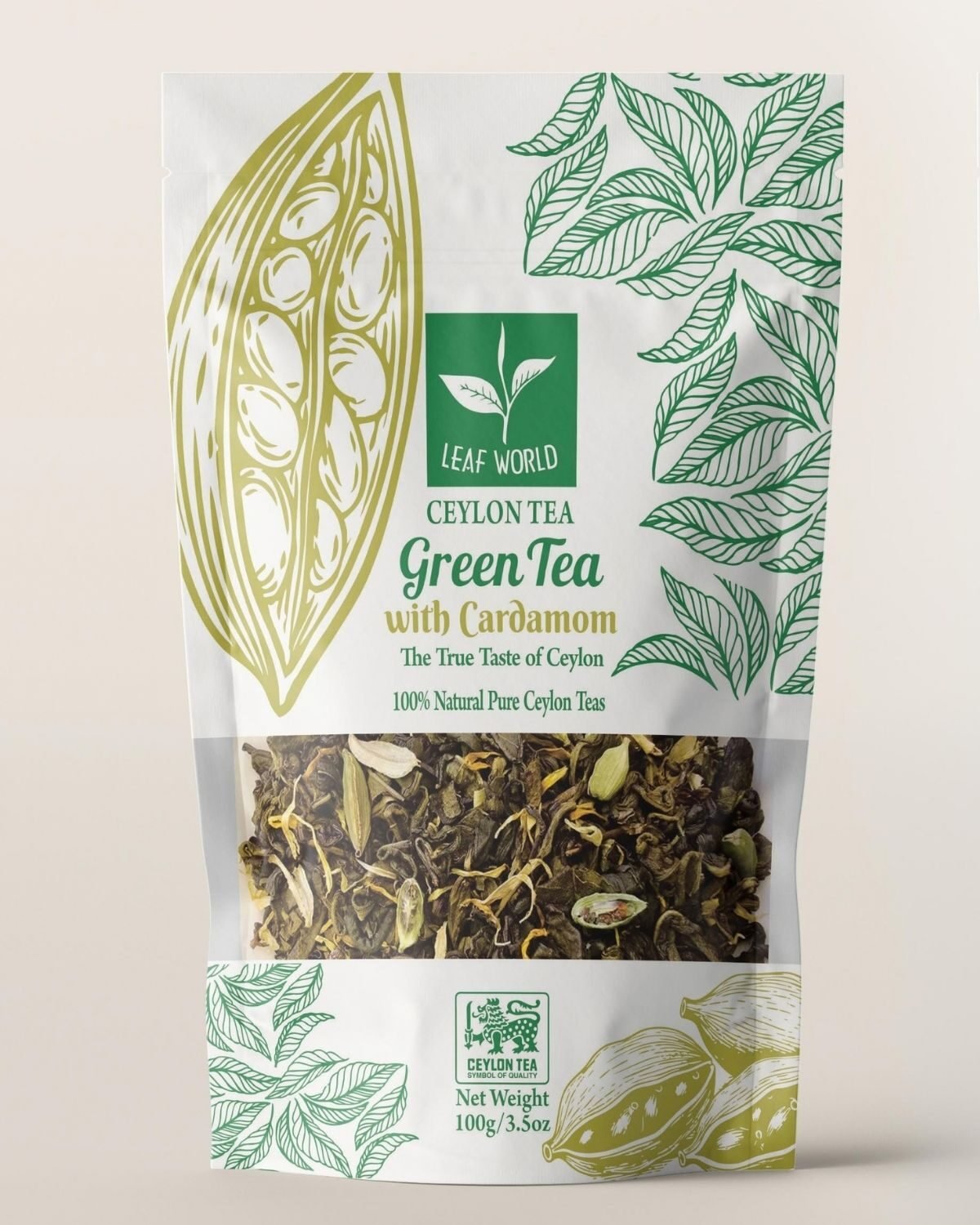 Cardamom Green Tea — Leaf World Ceylon