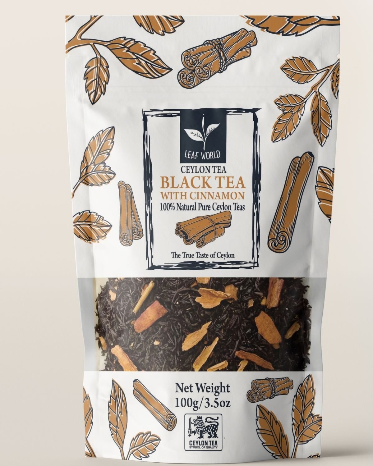 Cinnamon Black Tea — front of pack