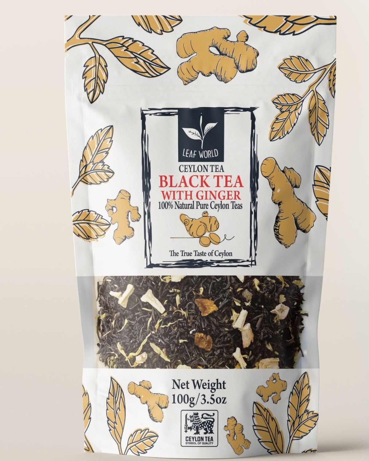 Ginger Black Tea — front of pack