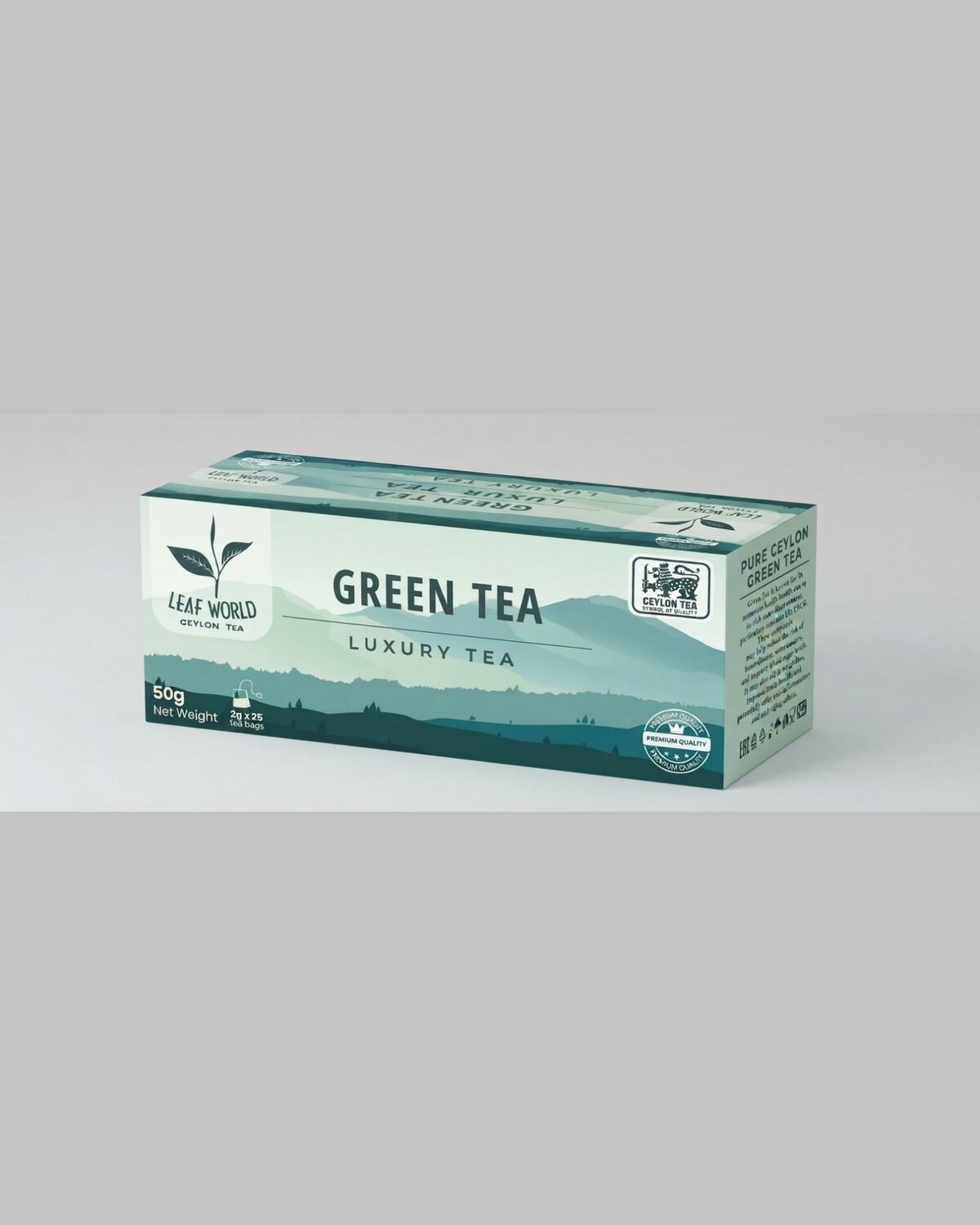 Green Tea Bags — Leaf World Ceylon