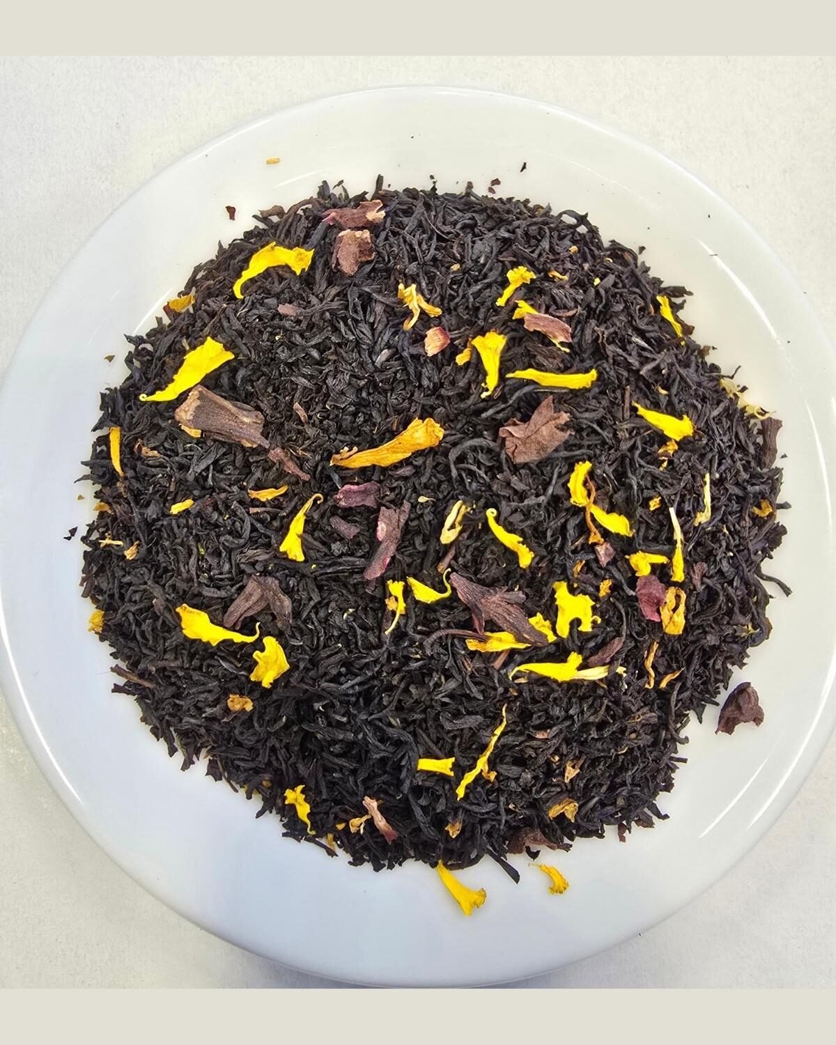 Hibiscus Black Tea — out of the pack