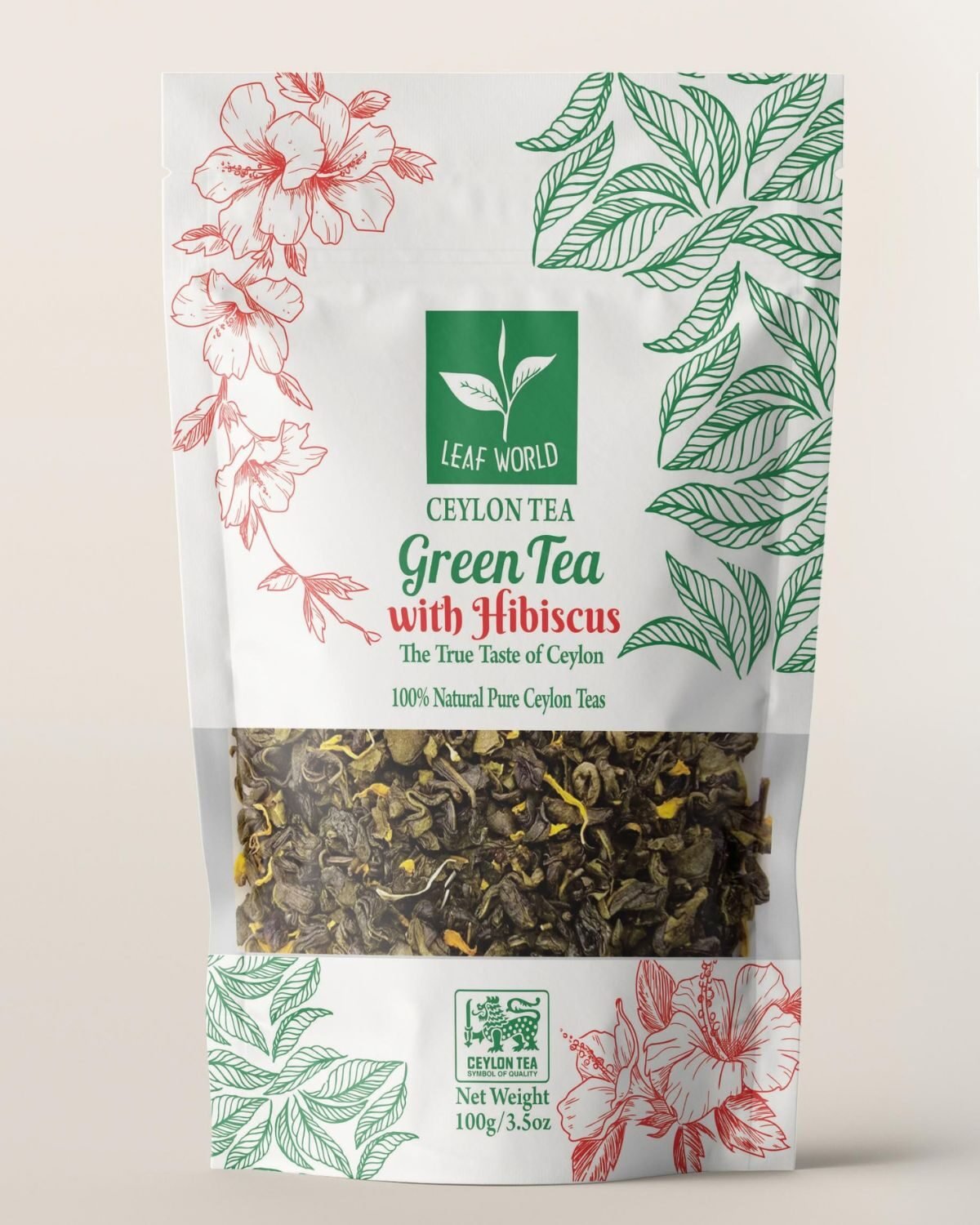 Hibiscus Green Tea — Leaf World Ceylon