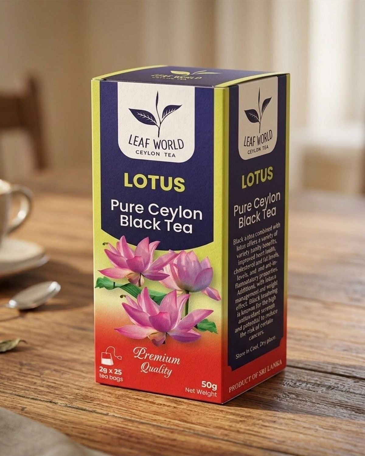 Lotus Black Tea Bags — Leaf World Ceylon