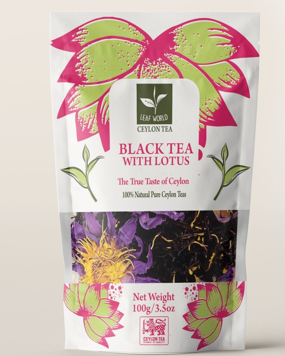 Lotus Black Tea — front of pack