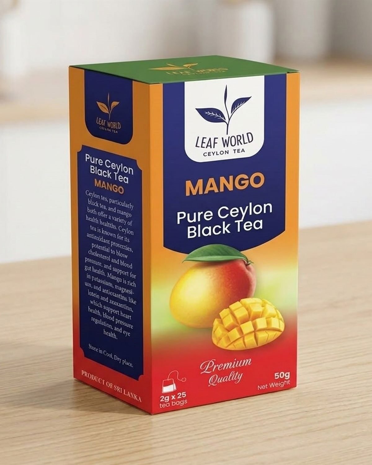 Mango Black Tea Bags — Leaf World Ceylon