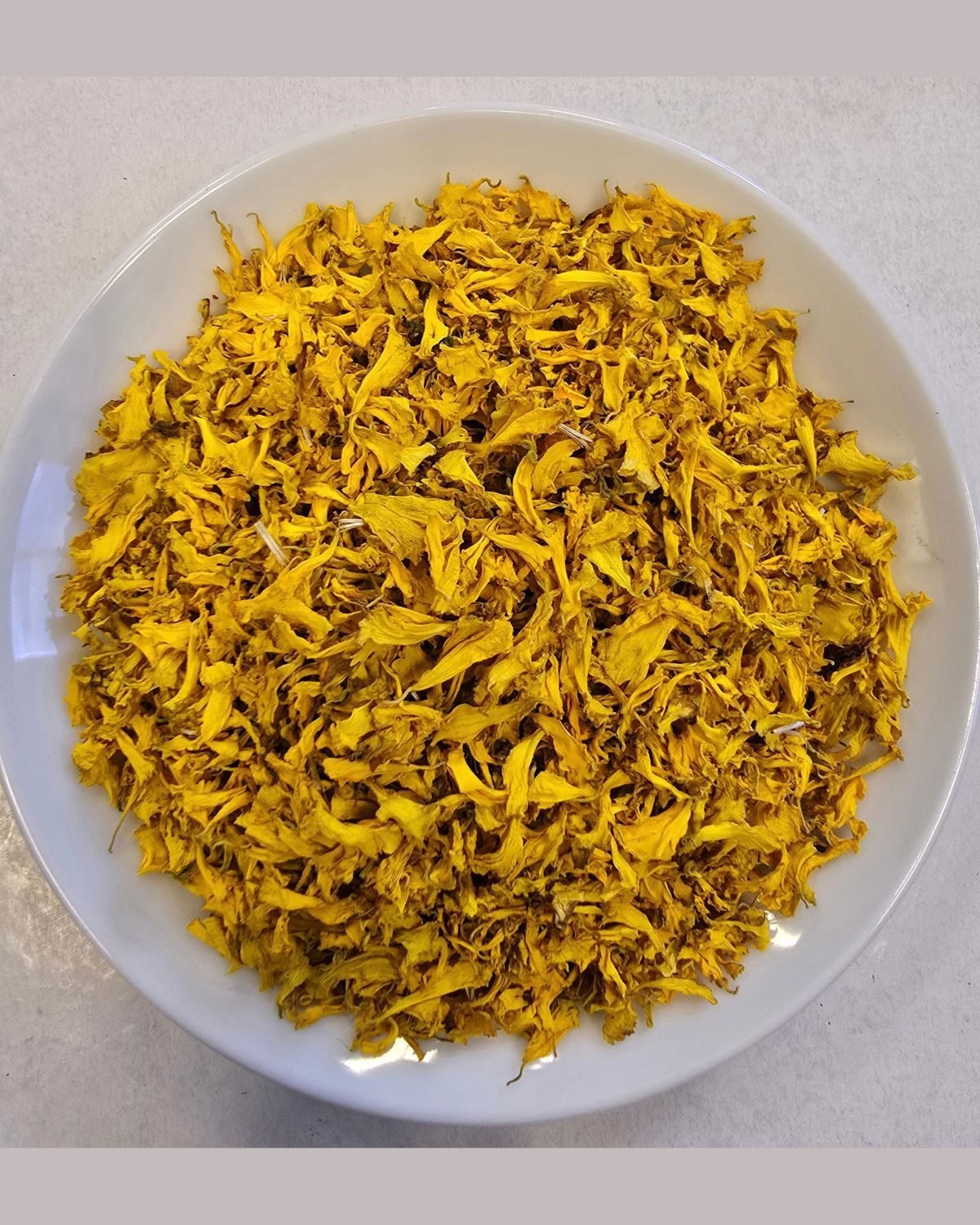 Marigold Flower Tea — out of the pack