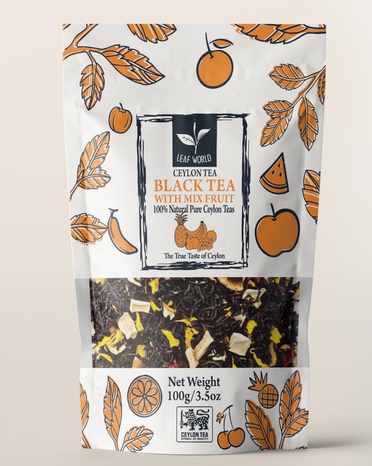 Mix fruit Black Tea — front of pack