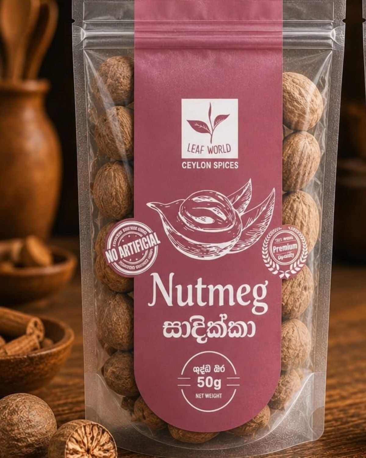 Nutmeg — front of pack