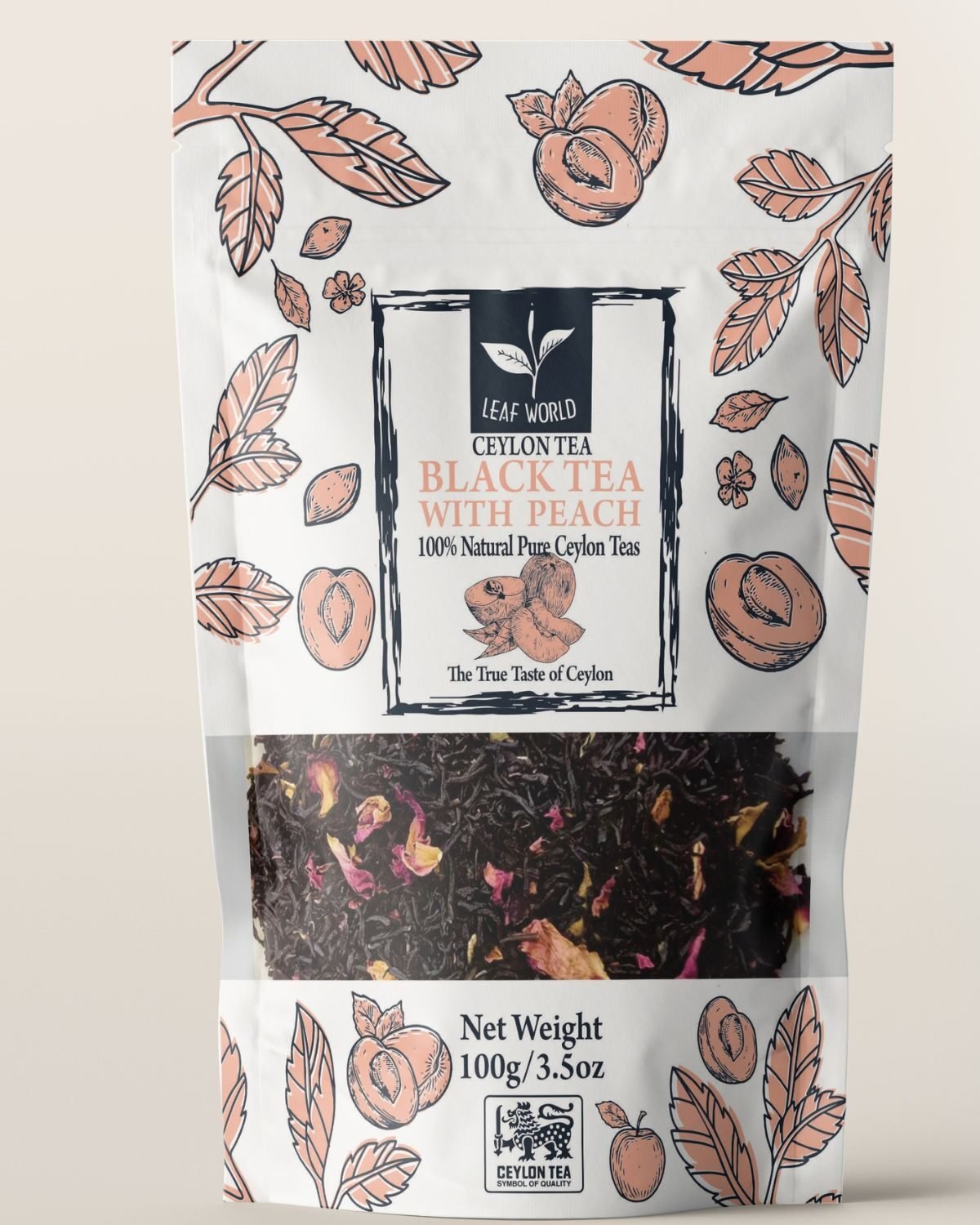 Peach Black Tea — Leaf World Ceylon