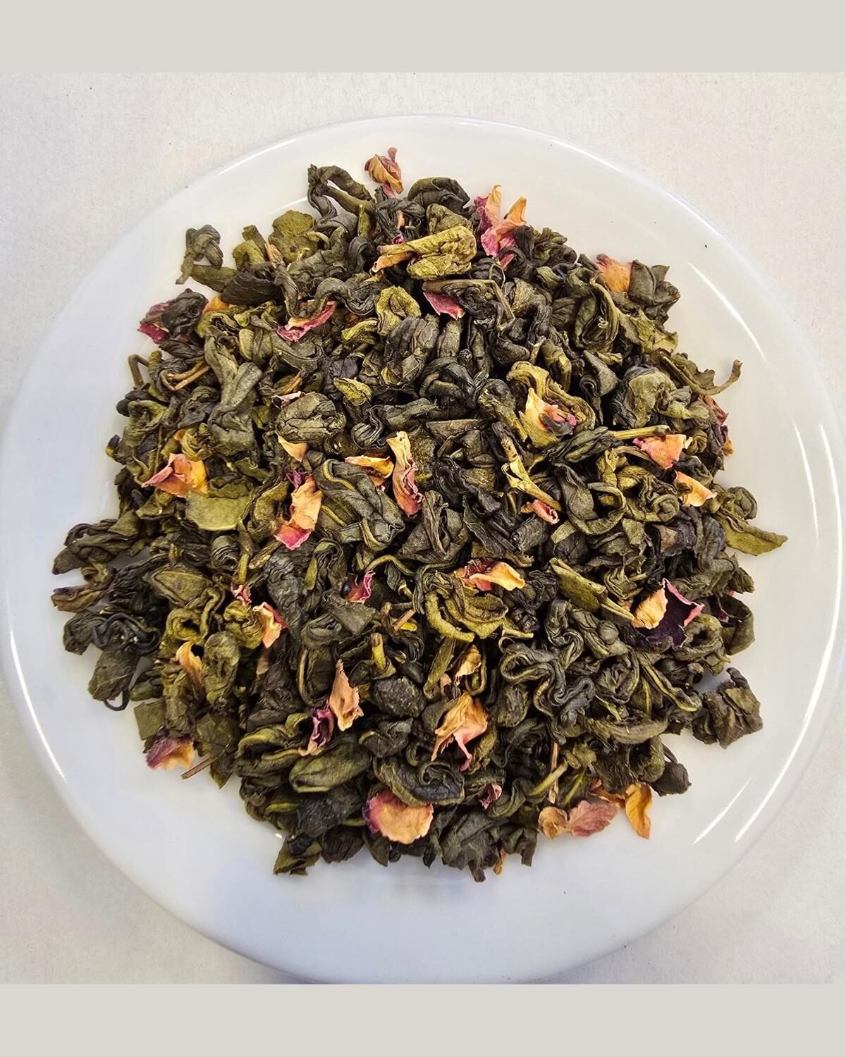 Peach Green Tea — out of the pack