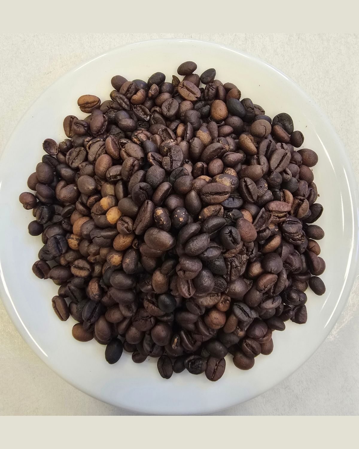 Roasted Coffee Beans — Robusta — out of the pack