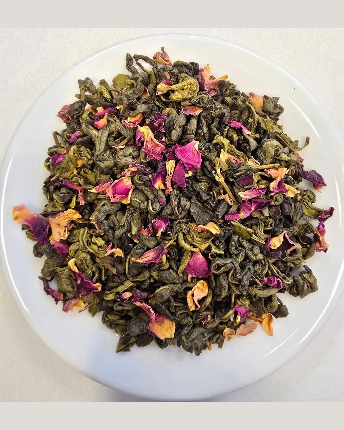 Rose Green Tea — out of the pack