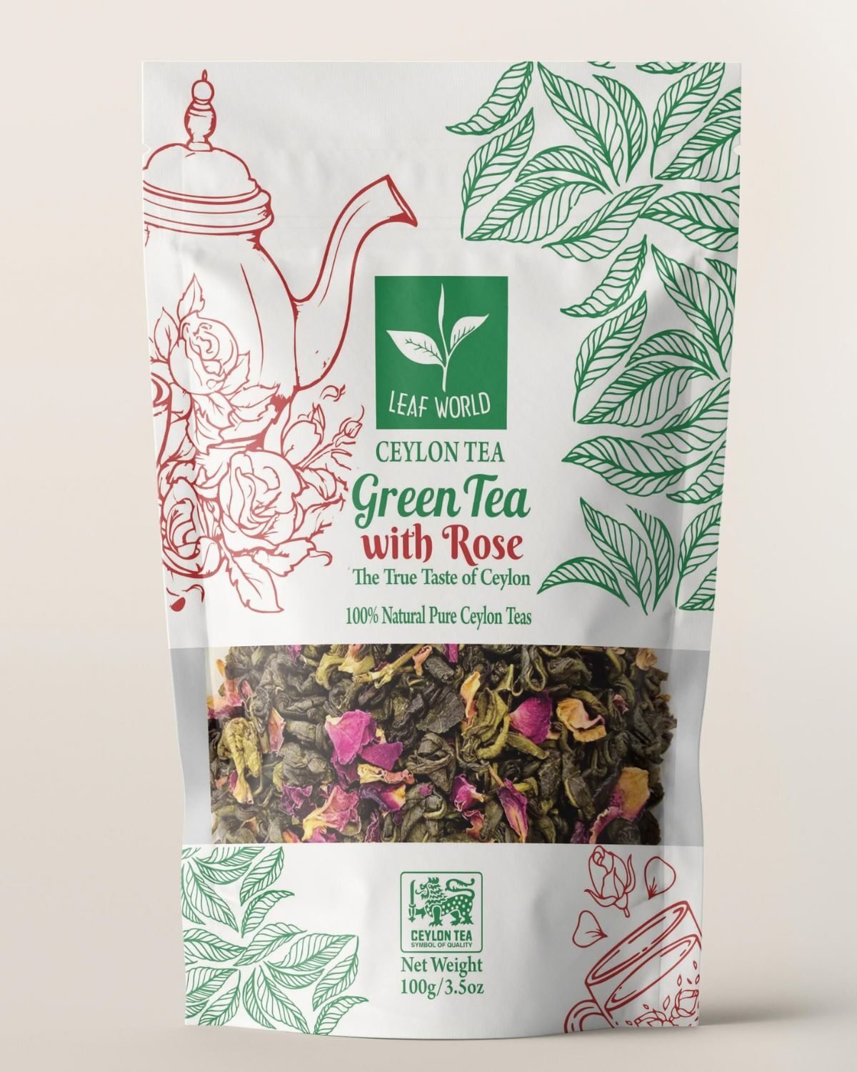 Rose Green Tea — Leaf World Ceylon
