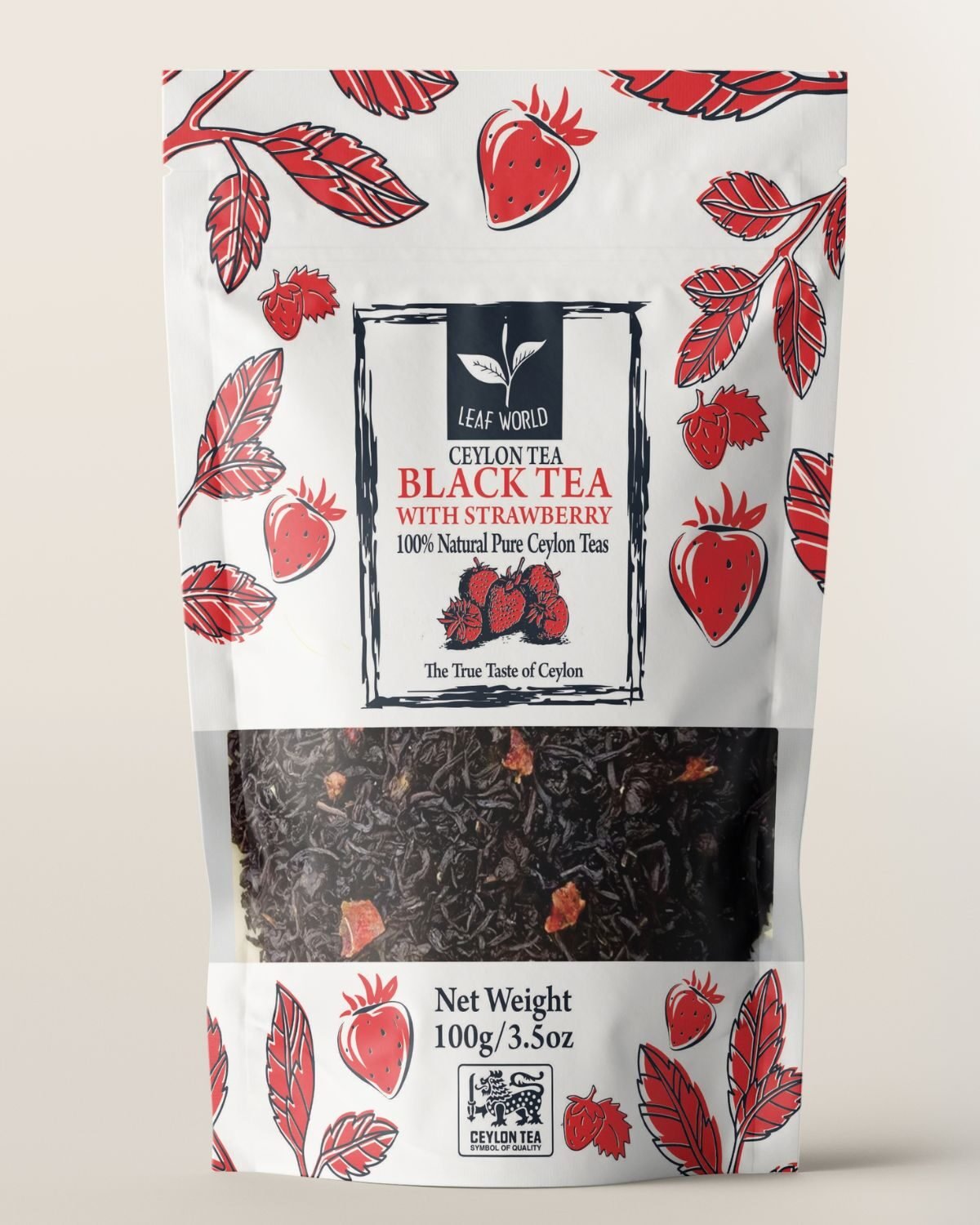 Strawberry Black Tea — Leaf World Ceylon
